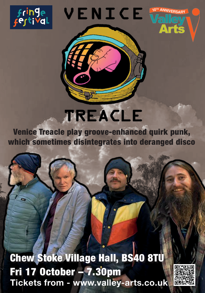 Venice Treacle live at Valley Arts, Chew Magna, Somerset